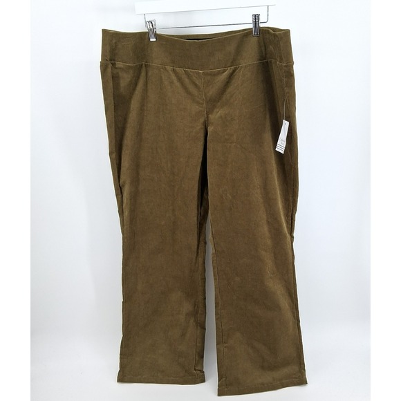 Ophelia & Co. Pants - Ophelia Roe Corduroy Pants Plus Sz 22 Dark Academia Preppy Quiet Luxury Fall NWT